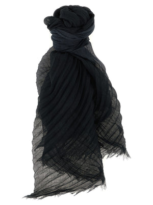 Issey Miyake Schwarzer Schal aus Polyester