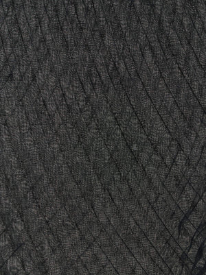 Issey Miyake Schwarzer Schal aus Polyester