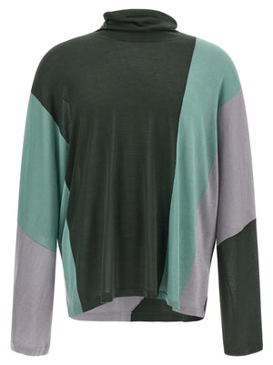 Kiko Kostadinov Mehrfarbige Lyocell-Strickjacke