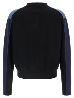 Kiko Kostadinov Blauer Baumwollcardigan