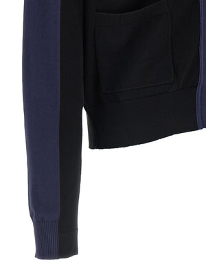 Kiko Kostadinov Blauer Baumwollcardigan
