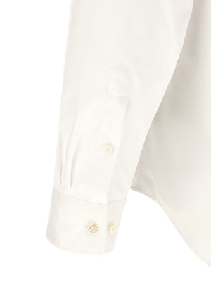 Dries Van Noten Weiße Baumwollbluse