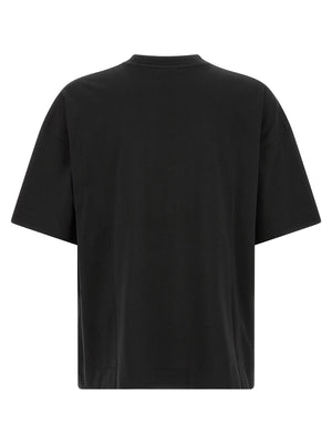 Dries Van Noten Schwarzes Baumwoll-T-Shirt