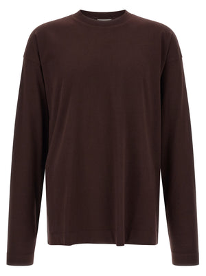 Dries Van Noten Bordeaux Baumwoll-T-Shirt