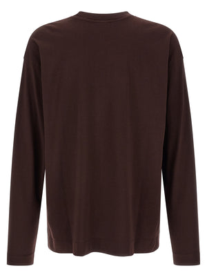 Dries Van Noten Bordeaux Baumwoll-T-Shirt