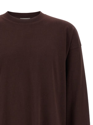 Dries Van Noten Bordeaux Baumwoll-T-Shirt