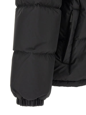 Burberry Schwarzer Parka aus Polyester
