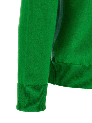 Ballantyne Zweifarbige Kaschmir-Strickjacke