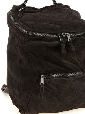 GIORGIO BRATO Brauner Lammleder-Rucksack