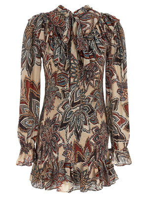 FARM RIO Kurzes Kleid aus Viskose in Multicolor