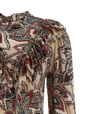 FARM RIO Kurzes Kleid aus Viskose in Multicolor