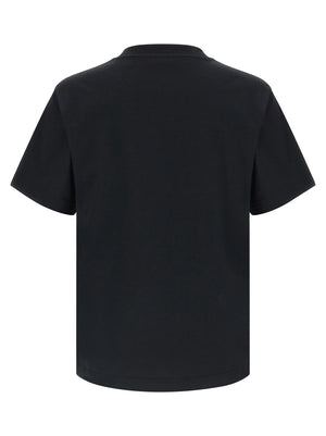 Burberry Schwarzes Baumwoll-T-Shirt
