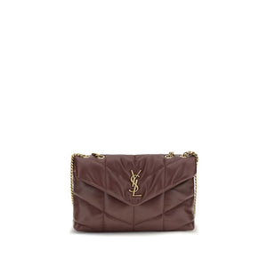 Saint Laurent Bordeaux Lamm Ovis Aries Schultertasche