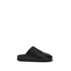 Givenchy Schwarze Bos Taurus Kalbsleder-Mules