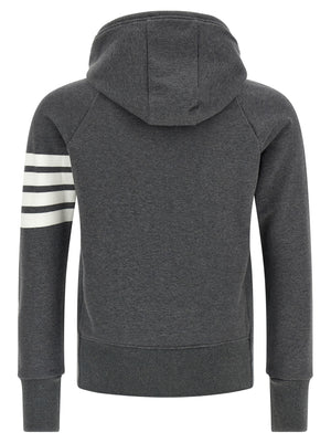 Thom Browne Grauer Baumwollpullover