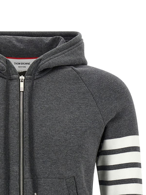 Thom Browne Grauer Baumwollpullover