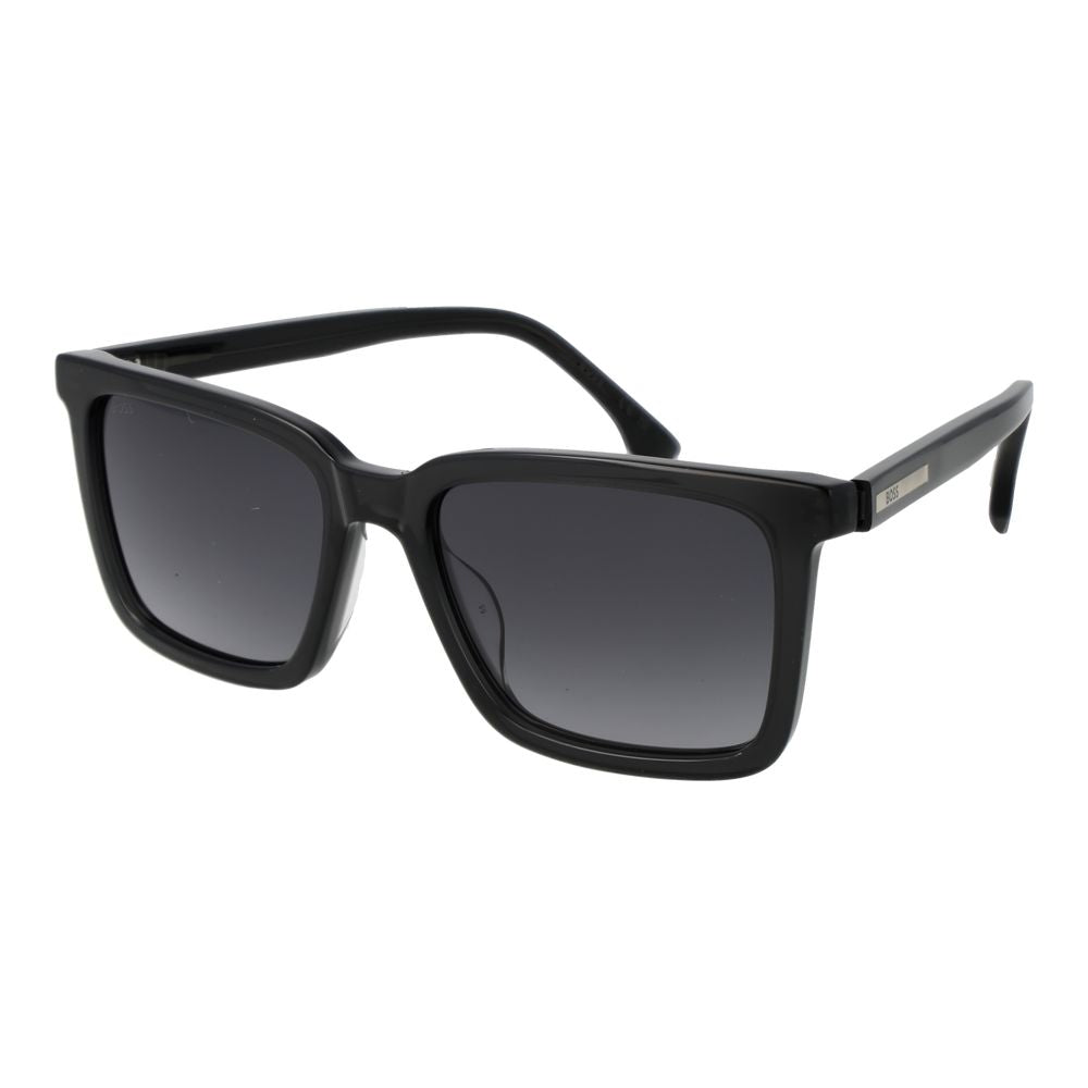 Hugo Boss Graue Sonnenbrille aus Acetat