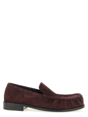 Dries Van Noten Bordeaux Kalbsleder Loafer