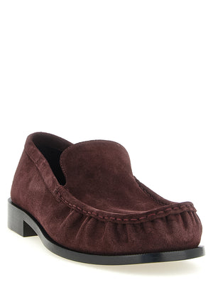 Dries Van Noten Bordeaux Kalbsleder Loafer
