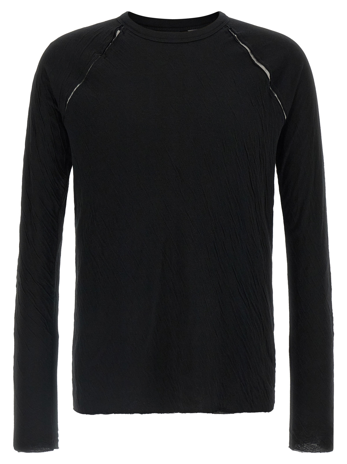 Thom Krom Schwarzes Baumwoll-T-Shirt
