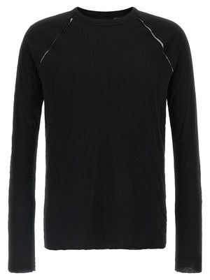 Thom Krom Schwarzes Baumwoll-T-Shirt