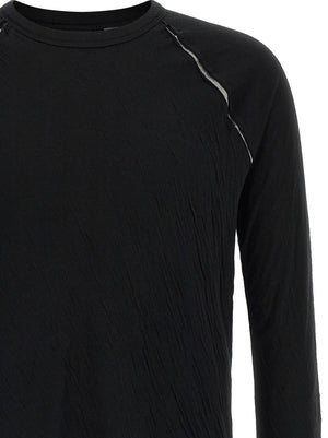 Thom Krom Schwarzes Baumwoll-T-Shirt