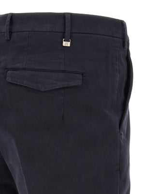 PT Torino Blaue Baumwoll-Freizeithose