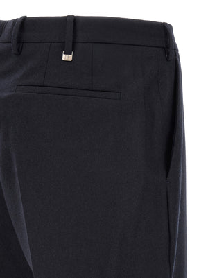 PT Torino Schwarze Hose aus reiner Schurwolle
