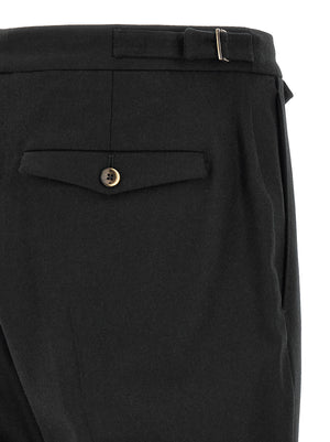 PT Torino Schwarze Hose aus reiner Schurwolle