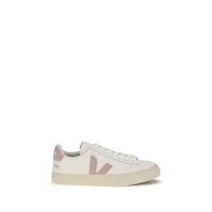 Veja Weiße Low-Top-Sneaker aus Kalbsleder Bos Taurus