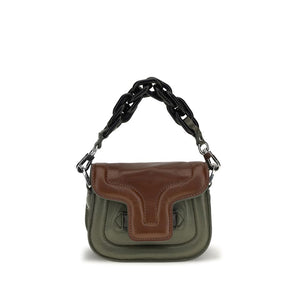 Pierre Hardy Braune Kalbsleder Bos Taurus Handtasche