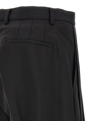 Kiko Kostadinov Schwarze Wollhose