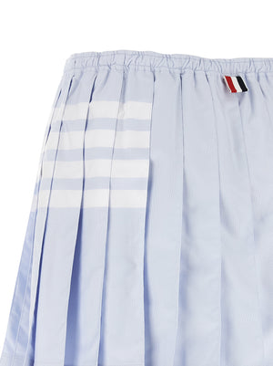 Thom Browne Blauer Baumwoll-Maxirock