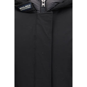 Woolrich Schwarzer Parka aus Baumwolle