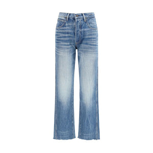 Tom Ford Blaue Bootcut-Jeans aus Baumwolle