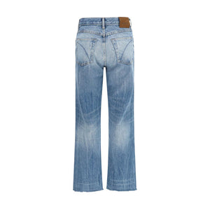Tom Ford Blaue Bootcut-Jeans aus Baumwolle