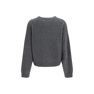 Loulou De Saison Grauer Oves Aries Wollpullover