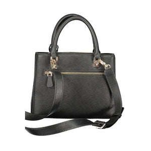 Guess Jeans Schwarze Damen-Handtasche aus Polyurethan