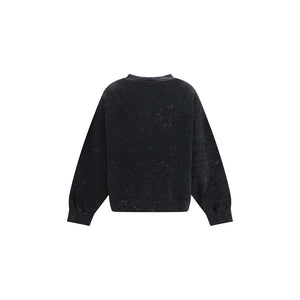 Ganni Grauer Baumwollpullover
