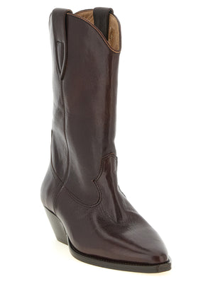 Isabel Marant Braune Chelsea Boots aus Rindsleder