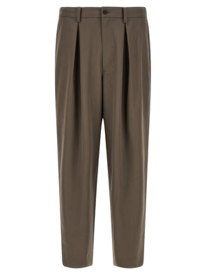 SSSTEIN Braune Woll-Freizeithose