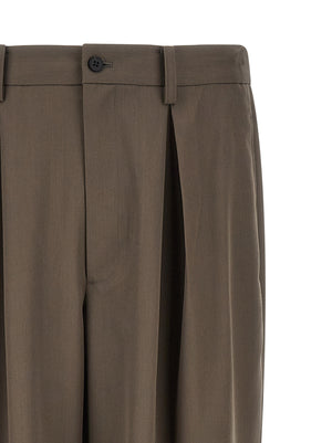 SSSTEIN Braune Woll-Freizeithose
