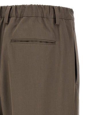 SSSTEIN Braune Woll-Freizeithose