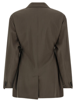 SSSTEIN Brauner Wollblazer