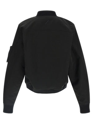 Thom Krom Schwarzer Bomber aus recyceltem Polyamid
