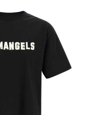Palm Angels Schwarzes Baumwoll-T-Shirt