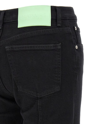 Haikure Schwarze Baumwoll-Schlagjeans