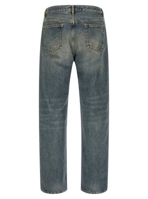 Maison Margiela Blaue Jeans aus Baumwolle im geraden Schnitt