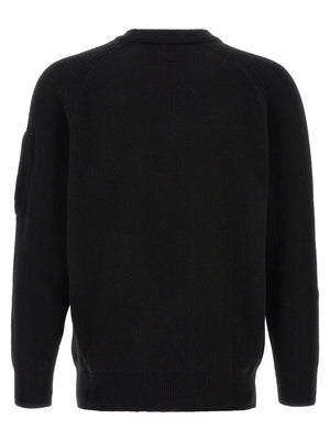 C.P. Company Schwarzer Wollcardigan