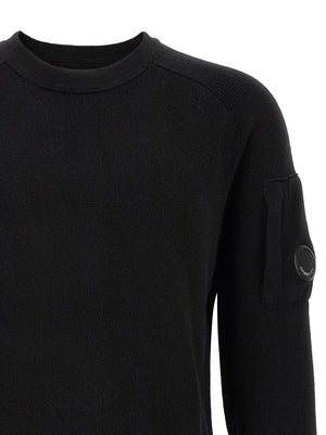 C.P. Company Schwarzer Wollcardigan